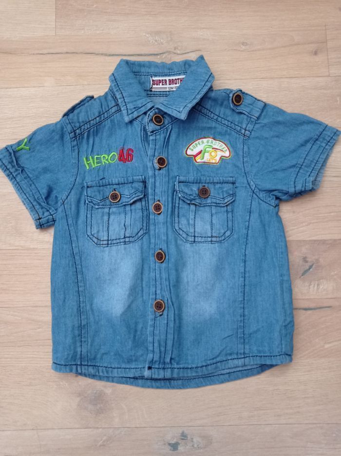 Chemise taille 12 mois