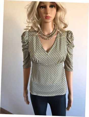Blouse imprimée neuve à manches courtes Morgan taille S (valeur 35€)