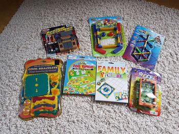 Lot 7 petits jeux goûter enfants