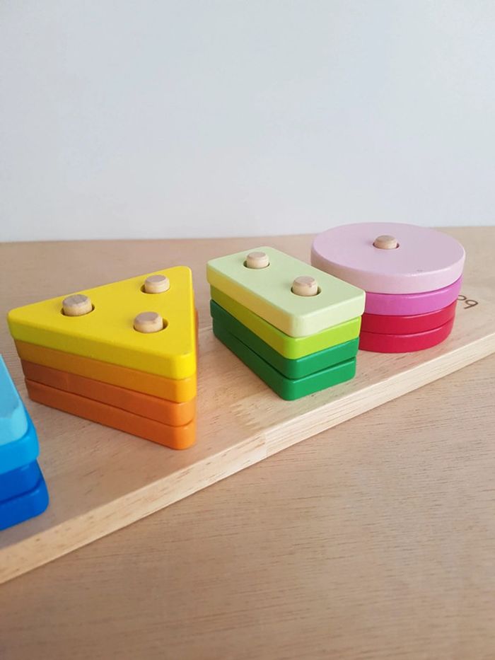 Boby puzzle encastrement bois formes et couleurs - photo numéro 10