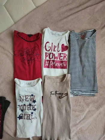 T-shirt à manches longues  pour filles 10 ans