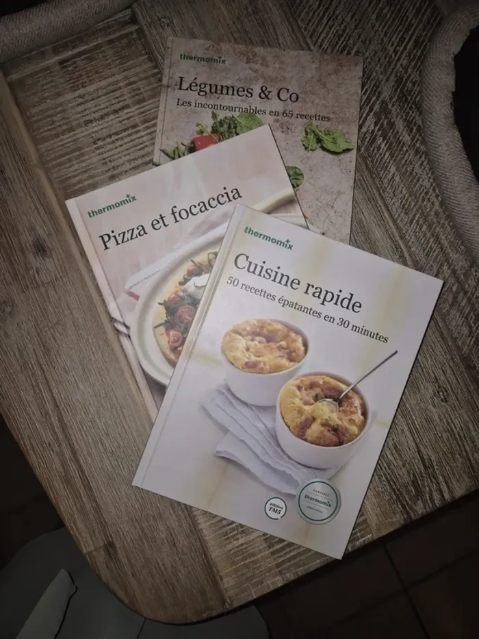 Lot de 3 livres Thermomix