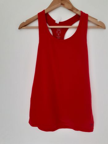 Débardeur rouge femme t38