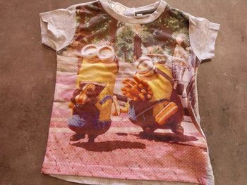tee shirt garcon 3 ans minions