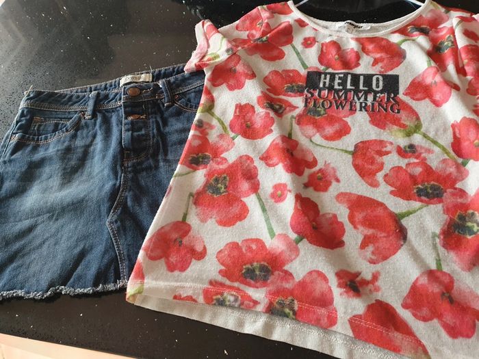 Haut fleur tS jennifer