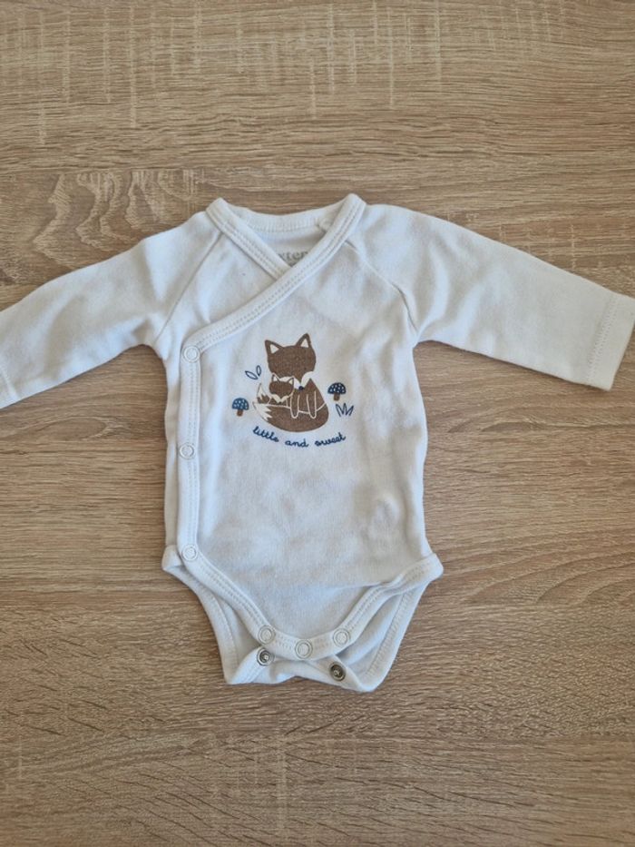 🦊 Body bébé avec motif renard 🦊