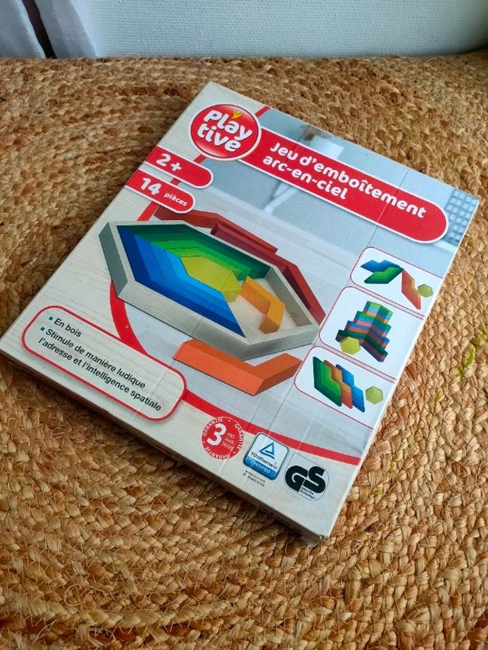 Jeu d'emboîtement Arc en ciel - photo numéro 6