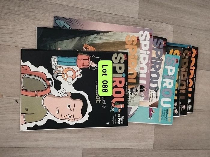 Lot de 10 BD magazines SPIROU année 2025 L088  7600551108