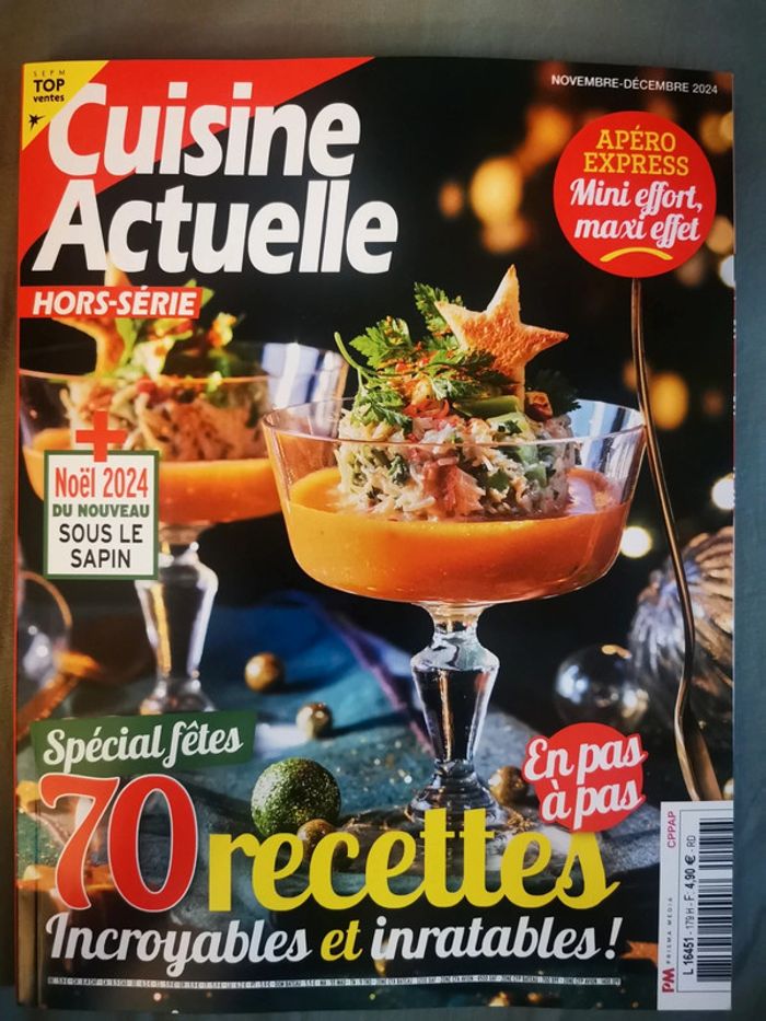 Cuisine actuelle novembre-décembre 2024, recette Noël 🤶 - photo numéro 2