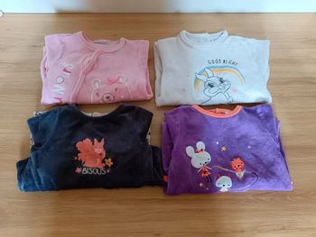 C42 Pyjamas hiver Pommette, Disney, Tao 6mois