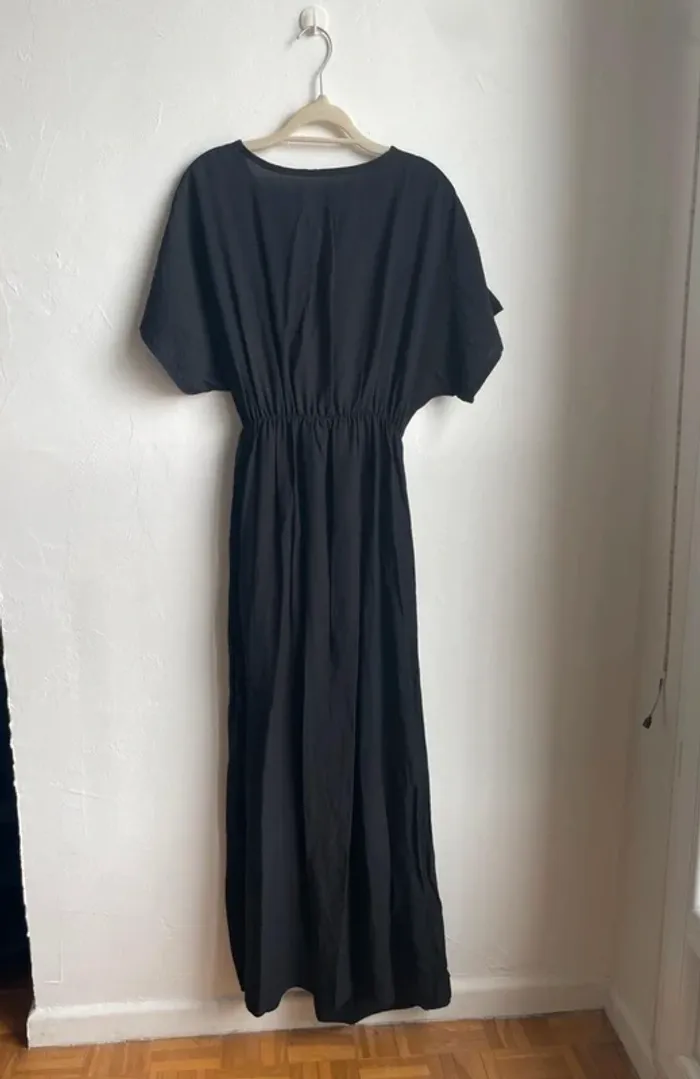 Robe longue noir cintrée - photo numéro 3