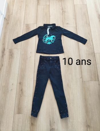Ensemble équitation 10 ans