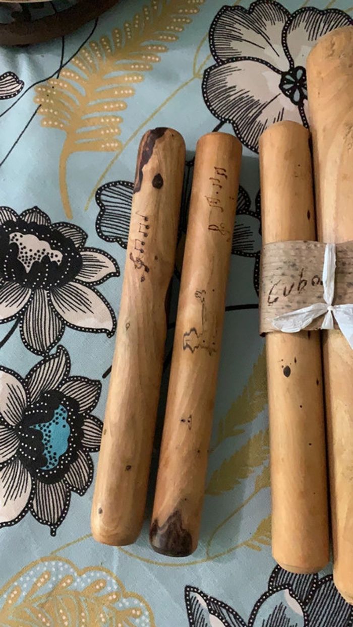 5 jouet de musique en bois vintage - photo numéro 2
