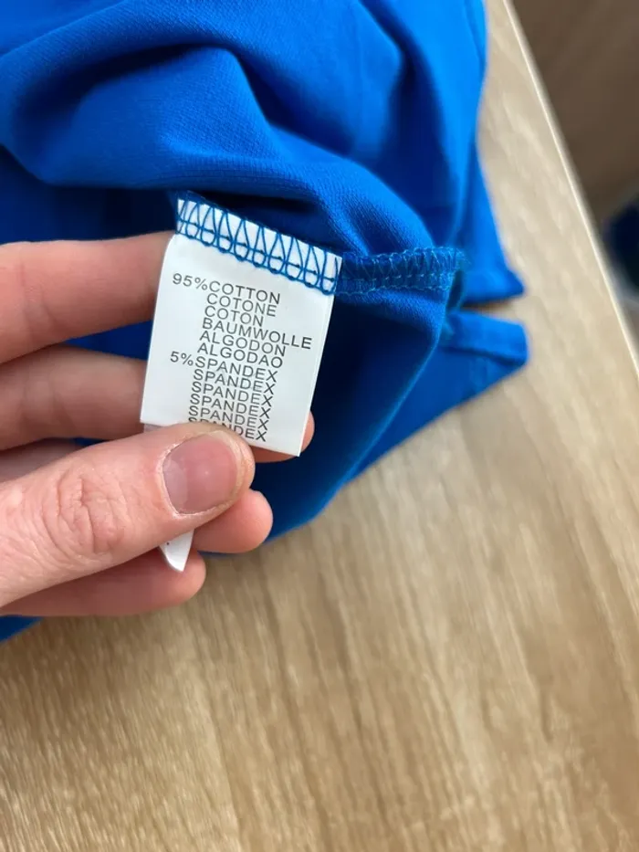 Tshirt homme polo homme taille xxl taille 44 neuf bleu - photo numéro 4