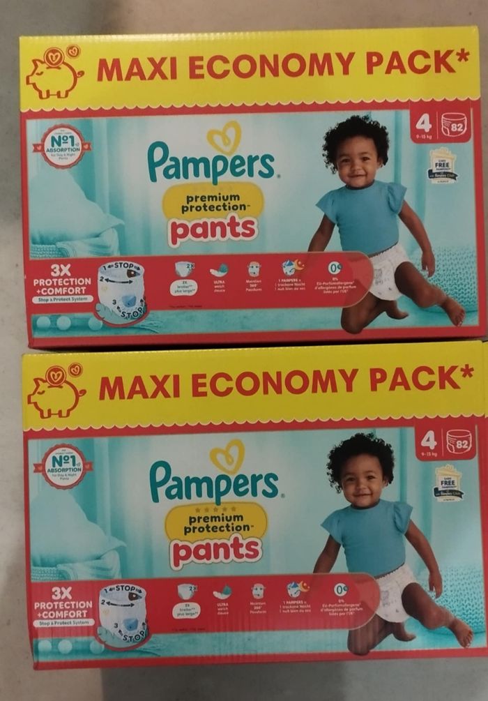Couches Pampers premium protection/ pants