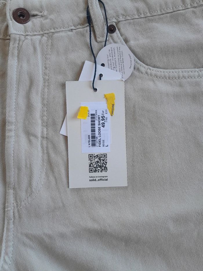 Short jean !Solid modèle Owen Loose fit neuf avec étiquette - photo numéro 2