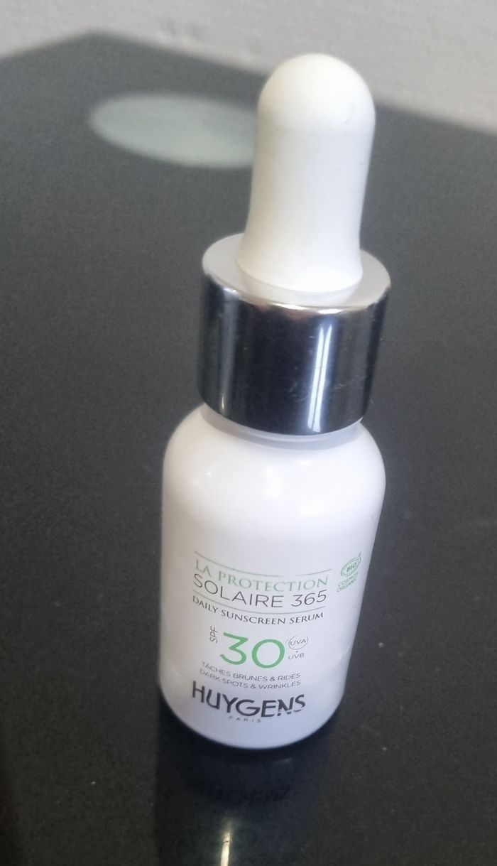 la protection solaire 365 Huygens sérum spf 30 tâche brune et rides