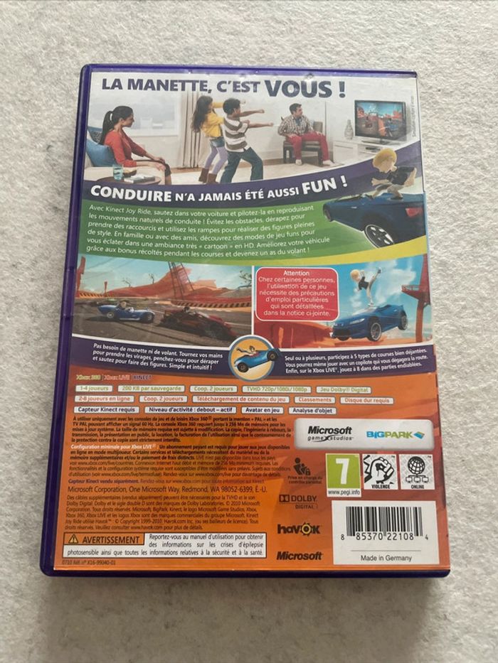 Kinect Joy Ride Jeu Xbox 360 FR - photo numéro 3