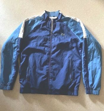 veste de survêtement homme taille M bleu azur parfait etat