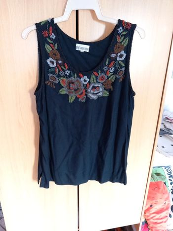 Tunique débardeur  brodé T42 ka redoute