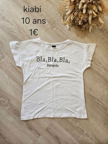 Tee-shirts manche courte kiabi 