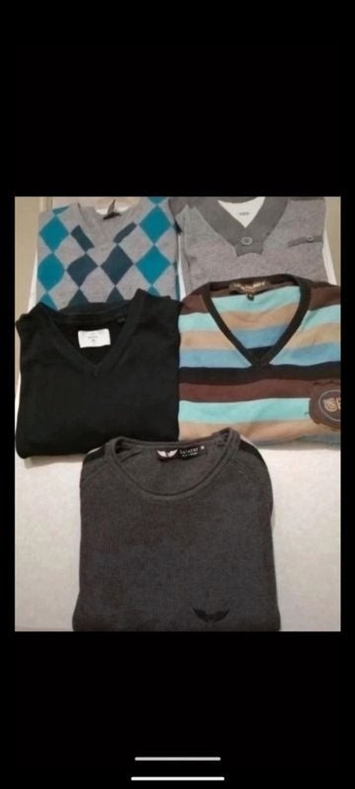 Lot de 5 pulls. Taille M - photo numéro 2