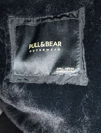 Manteau à capuche pull &bear noir taille L