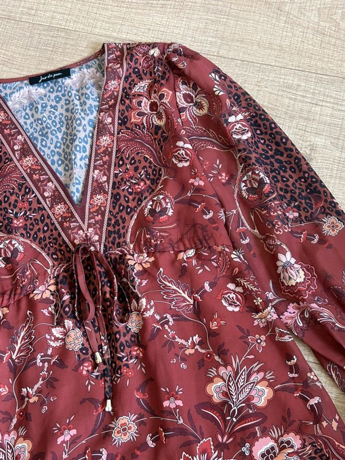 Robe imprimée à manches longues Jus de Pom taille M/L jamais portée - photo numéro 13
