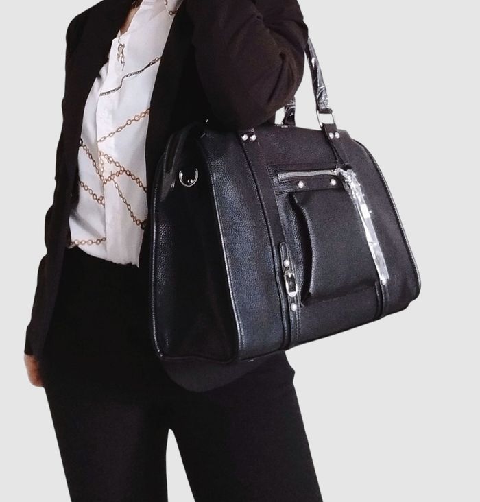 Sac cabas  tendance de cours noir Flora Co - photo numéro 3