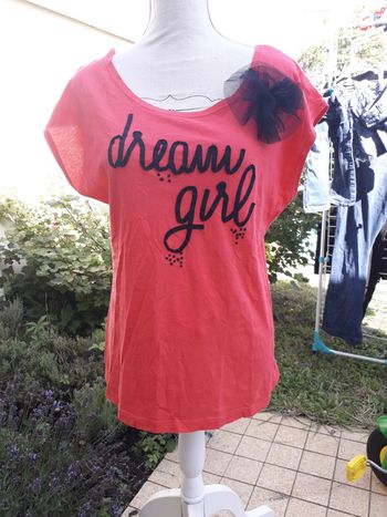 Mango jeans tee-shirt orangé taille XL = 44/46