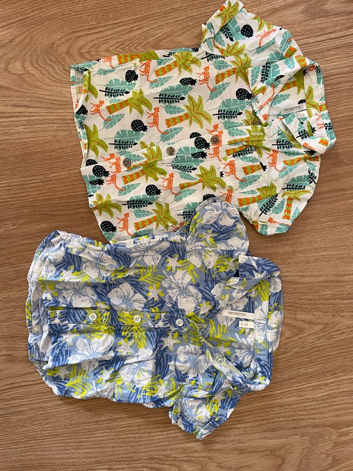 2 chemises d’été Orchestra