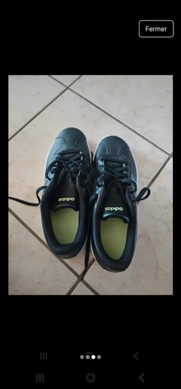 Basket garçon adidas neuf jamais utilisés taille 36 - photo numéro 3
