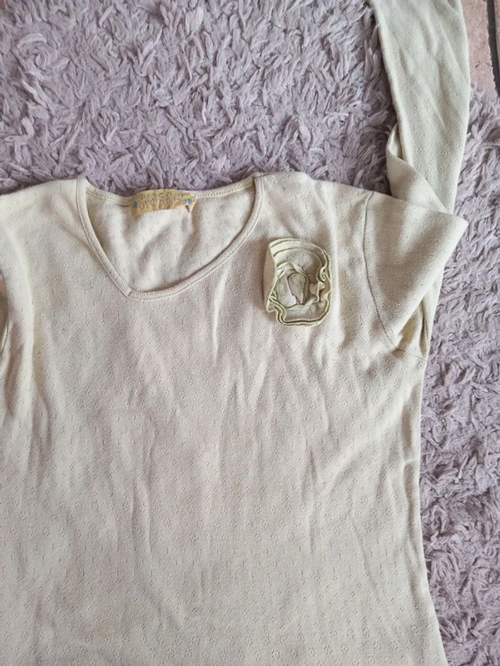 📦pull coton vert pomme Orchestra T34 10ans - photo numéro 2