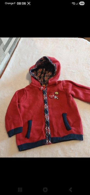 Gilet bébé taille 6 mois