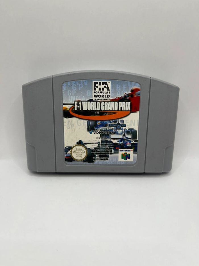 F1 World Grand Prix Nintendo 64 Game - N64 PAL Loose VGC Tested