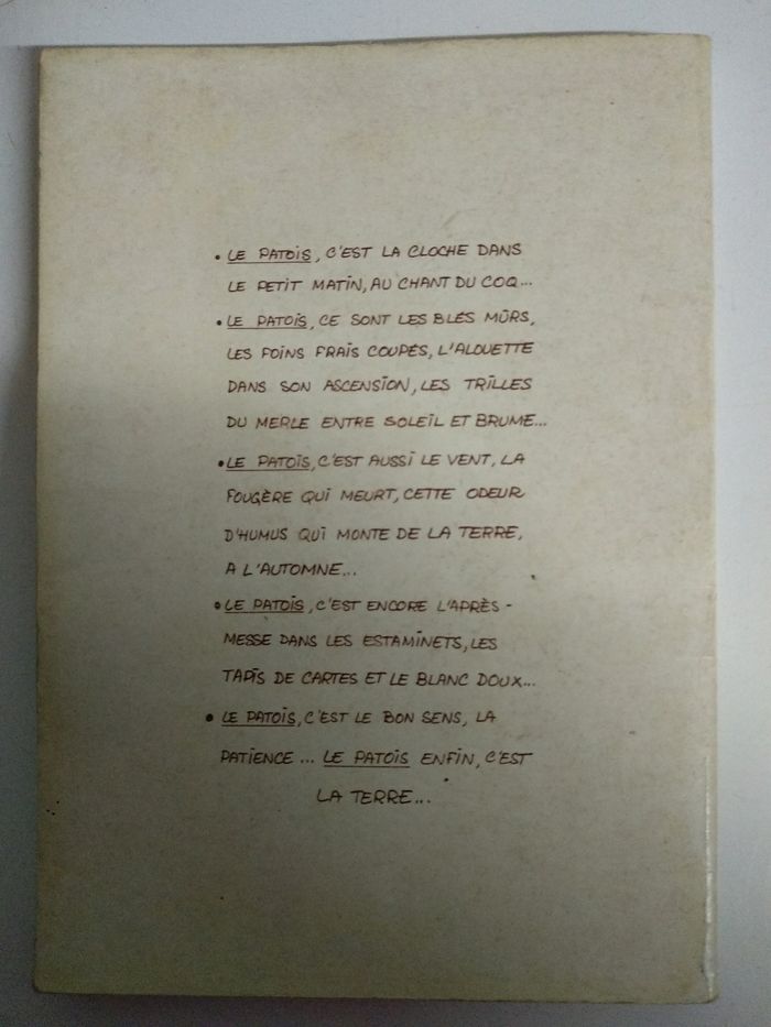 Livre Si c'est patois ... ch'est mi - photo numéro 2