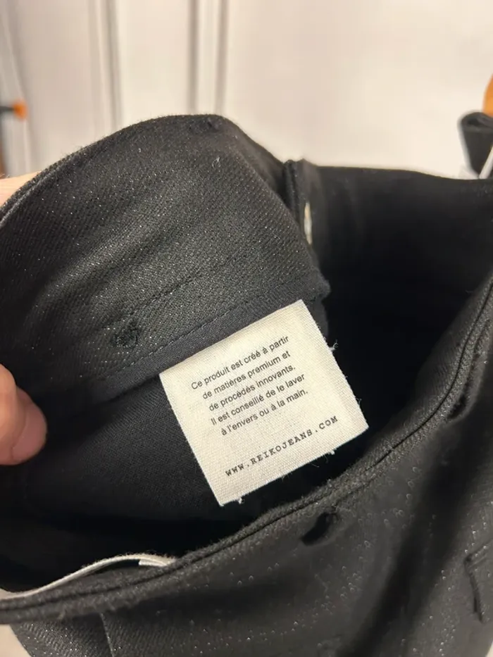 Pantalon taille haute Reiko W27 Noir Neuf - photo numéro 9
