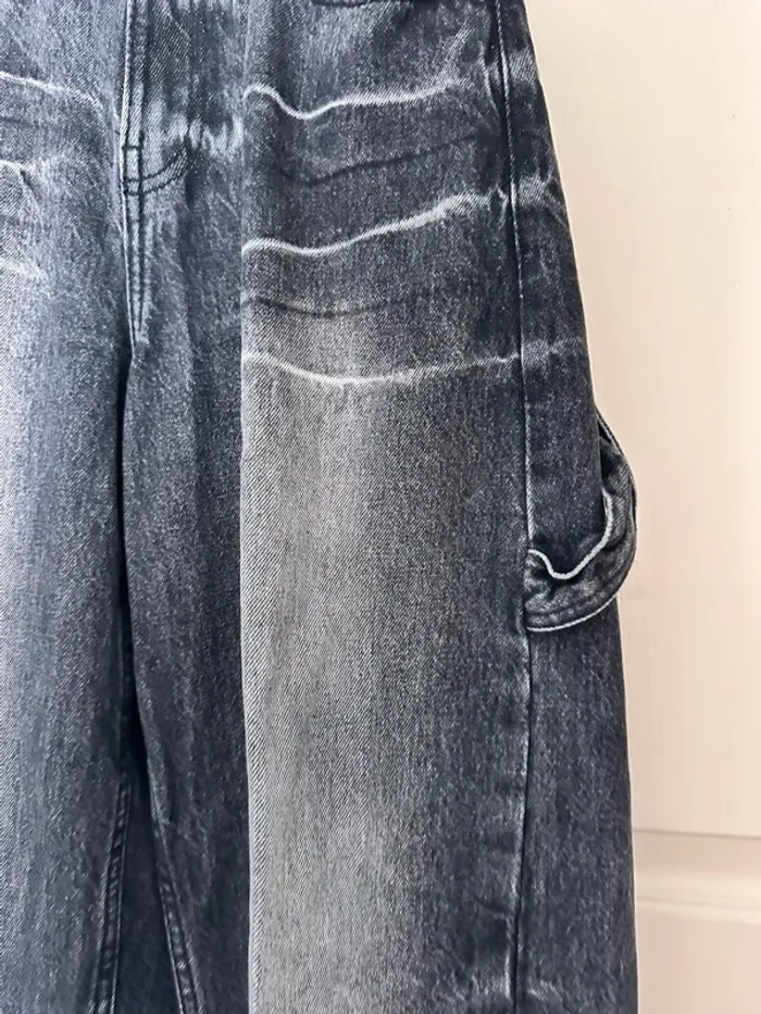 Jean noir délavé Bershka - photo numéro 2