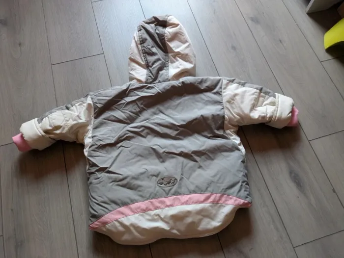 Manteau veste de ski doudoune gris rose Decathlon 12 mois - photo numéro 5