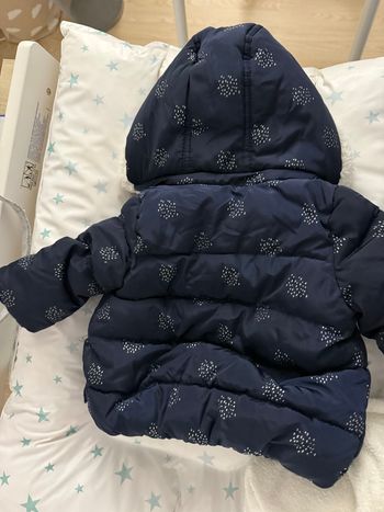 Doudoune doublée à imprimé en foil pour bébé fille 9m