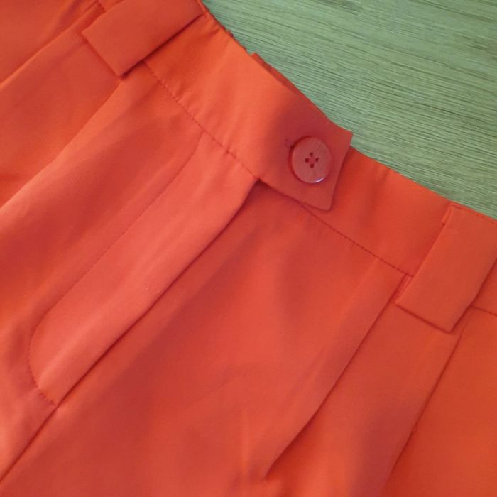 💜 Pantalon cigarette uni taille S 36 Cache Cache #emyfleury_36femme - photo numéro 3