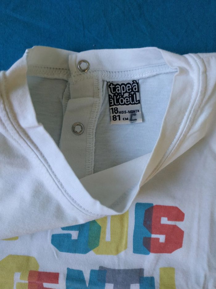 T-shirt Tape à l'oeil 18 mois - photo numéro 2