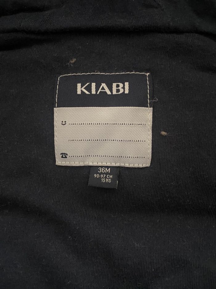 Manteau / doudoune chaude sans manches avec capuche - 3 ans - Kiabi - TBE - photo numéro 3