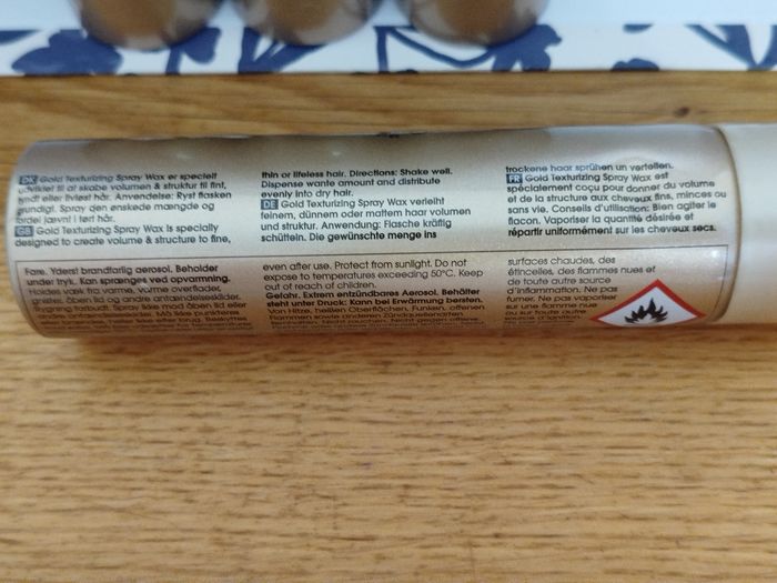Gold texturizing spray wax 4 x 75 ml - photo numéro 2