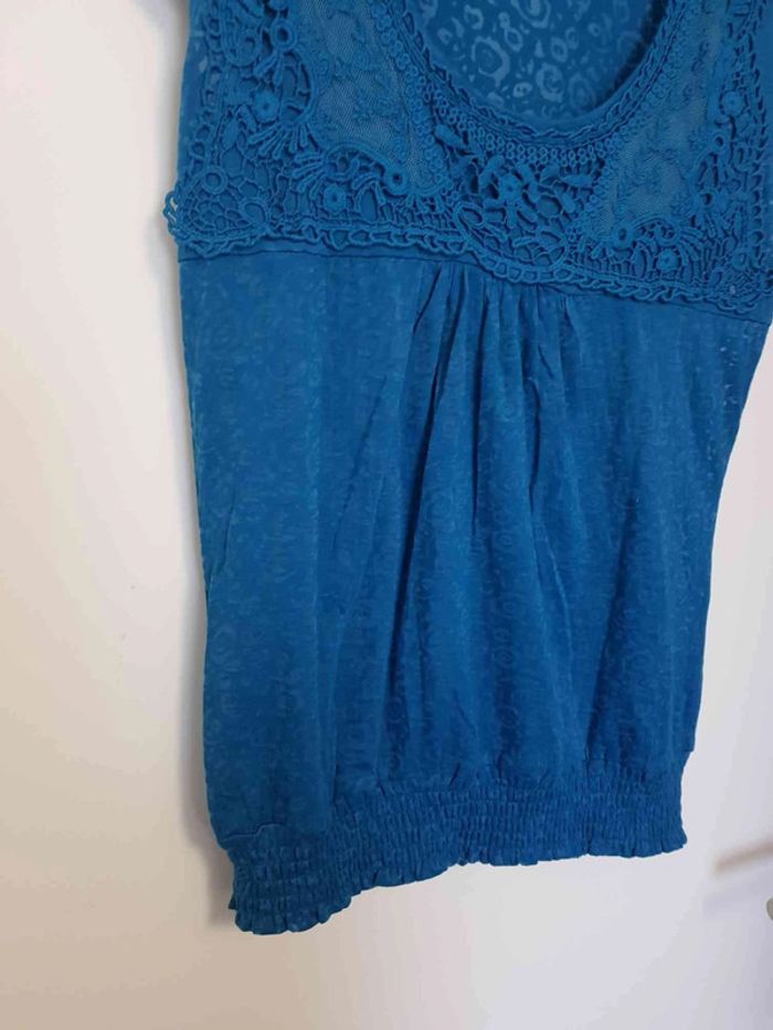 Haut leger dentelle patrice breal taille 38 - photo numéro 3