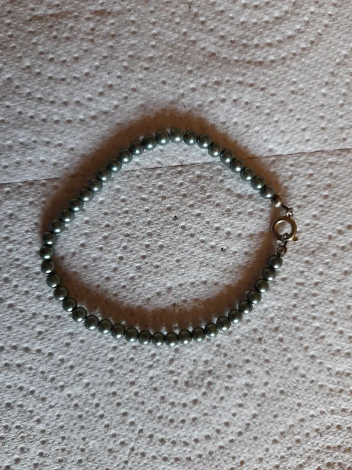 Bracelets lots 2 avec perles et fermoires