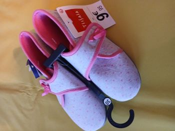 chaussons rose fille tissaia 30