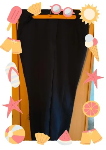 Pantalon carotte noir