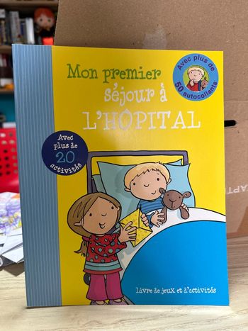 Livre d’activités mon premier séjour à l’hôpital