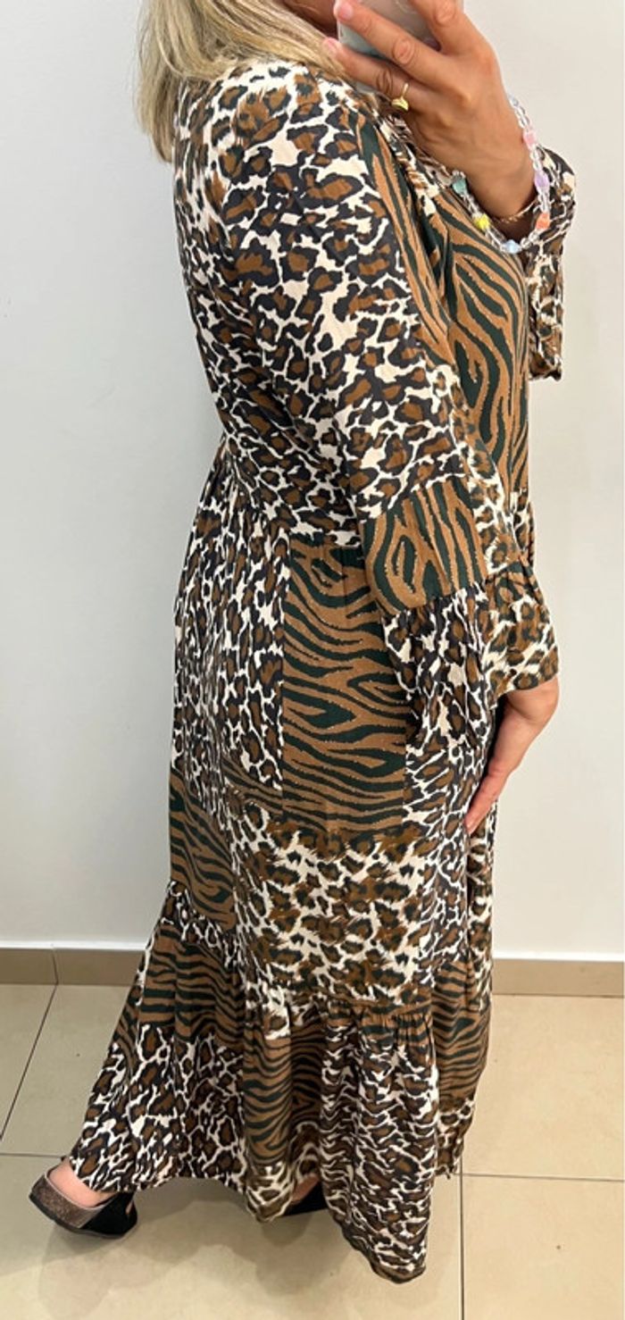 🌿Robe longue fluide Made in Italy – imprimée Taille M-L’ - photo numéro 6